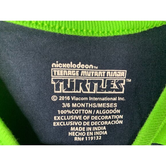 Teenage Mutant Ninja Turtles Boys Infant Baby Size 3 6 months Short Sleeve Rompe - Picture 3 of 3